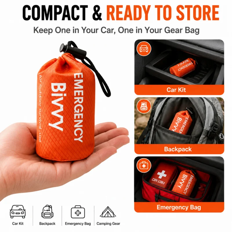 Bivy Bag Emergency - Sacco a Pelo di Emergenza, Sacco