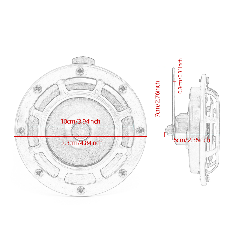 Clacson per auto 12V 110DB cor - Emergency Whistle Loud recensione e prezzo