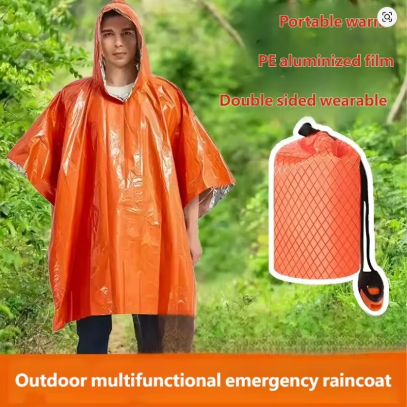 Poncho di Emergenza 4 Pezzi, T - Survival Blanket Reflective recensione e prezzo